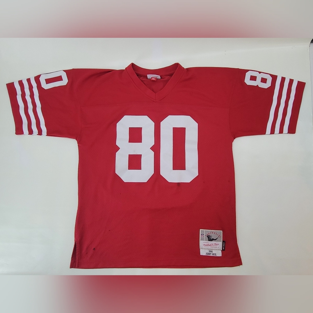 Mitchell & Ness NFL Legacy 1990 San Francisco 49ers Jerry Rice Throwback Jersey